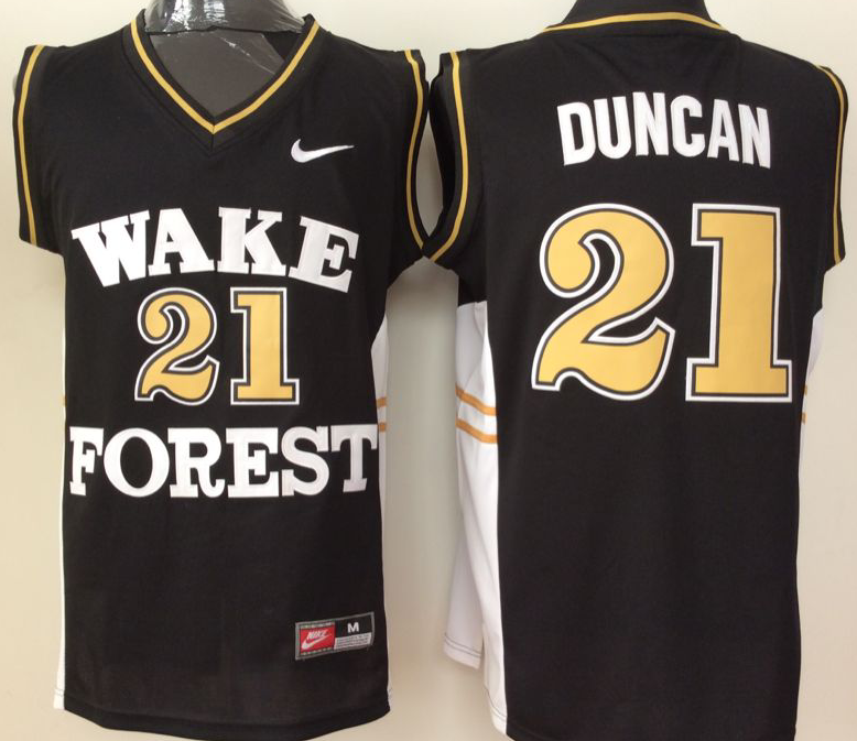 NCAA Men Wake Forest Demon Deacons Black 21